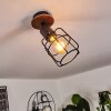 Loedingen Lampa Sufitowa Ciemne drewno, Czarny, 1-punktowy Loedingen Lampa Sufitowa Ciemne drewno, Czarny, 1-punktowy