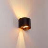 Badajoz Lampa ścienna LED Miedź, Czarny, 1-punktowy