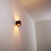 Badajoz Lampa ścienna LED Miedź, Czarny, 1-punktowy