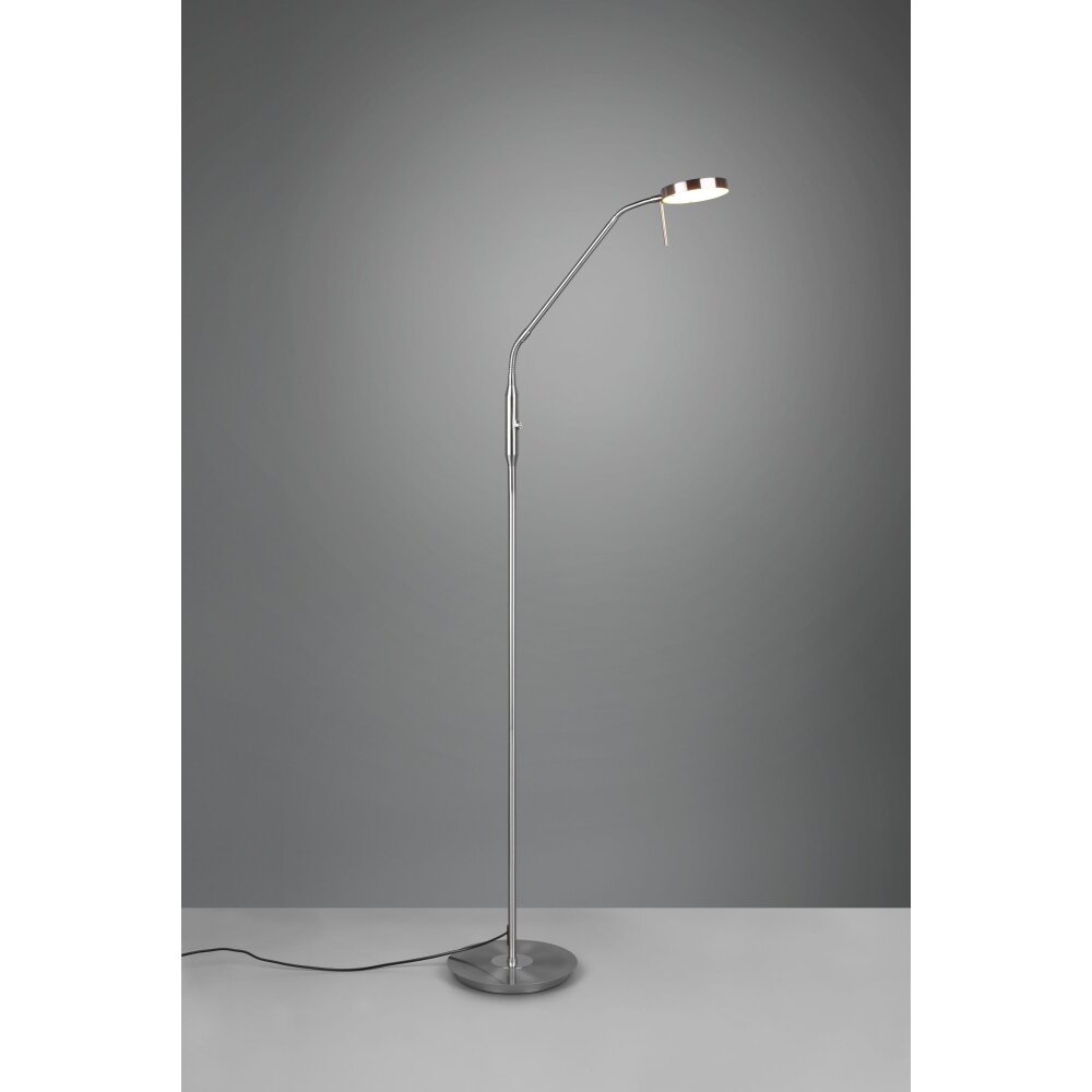 Trio-Leuchten Monza Lampa Stojąca LED Nikiel matowy, 1-punktowy main product photo