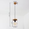 Hodne Lampa Wisząca Brązowy, Czarny, 1-punktowy