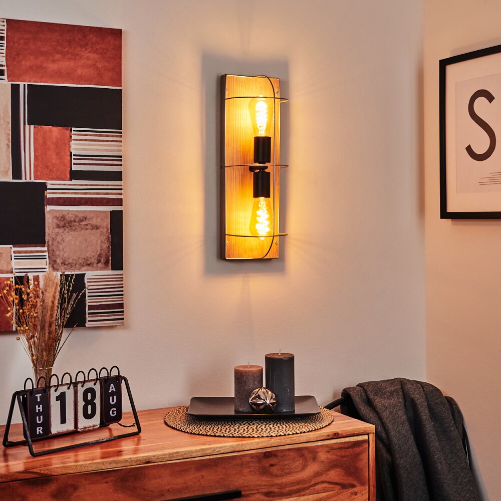 Hodne Lampa ścienna Szary, Ecru, Czarny, 2-punktowe main product photo