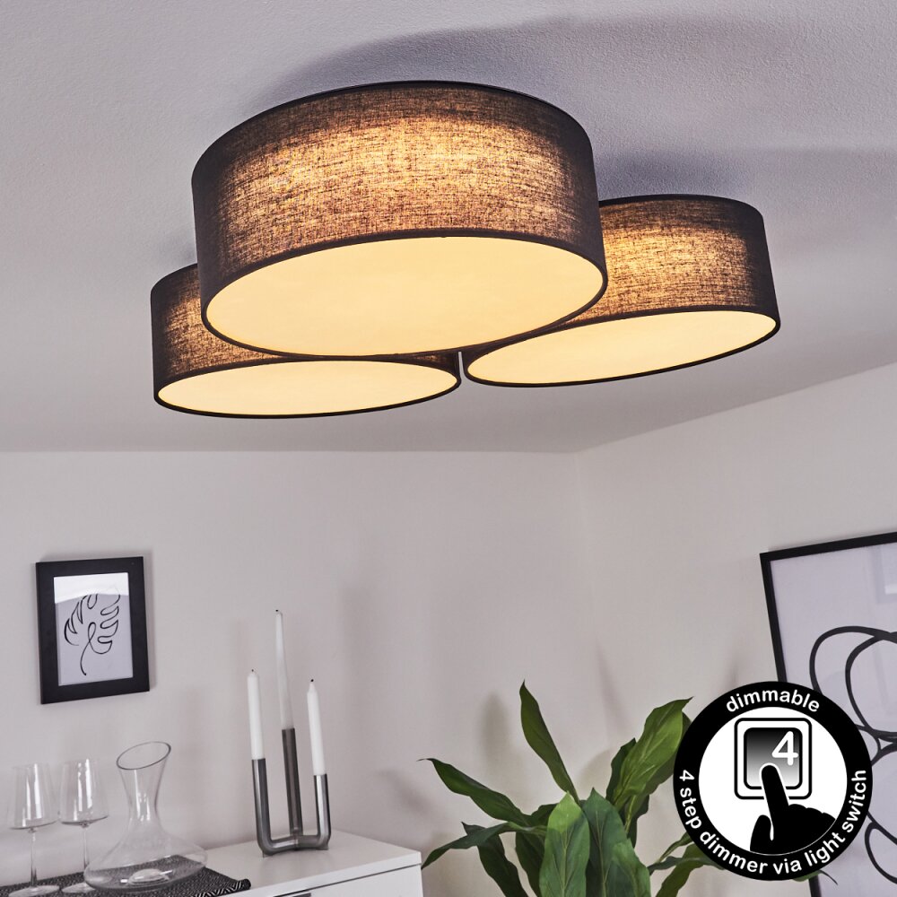 Purus Lampa Sufitowa LED Czarny, 1-punktowy main product photo