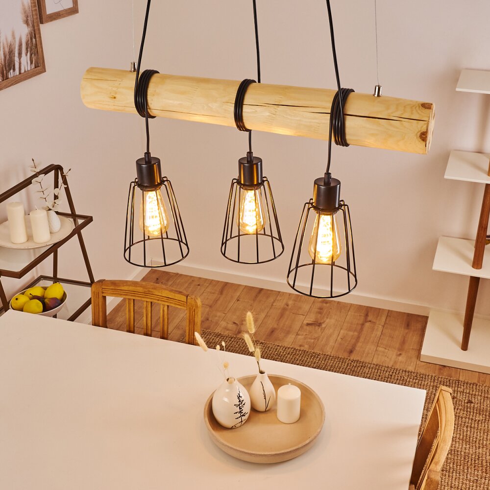 Canedo Lampa Wisząca Ecru, Czarny, 3-punktowe main product photo