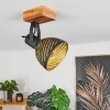 Racolo Lampa Sufitowa Ciemne drewno, 1-punktowy