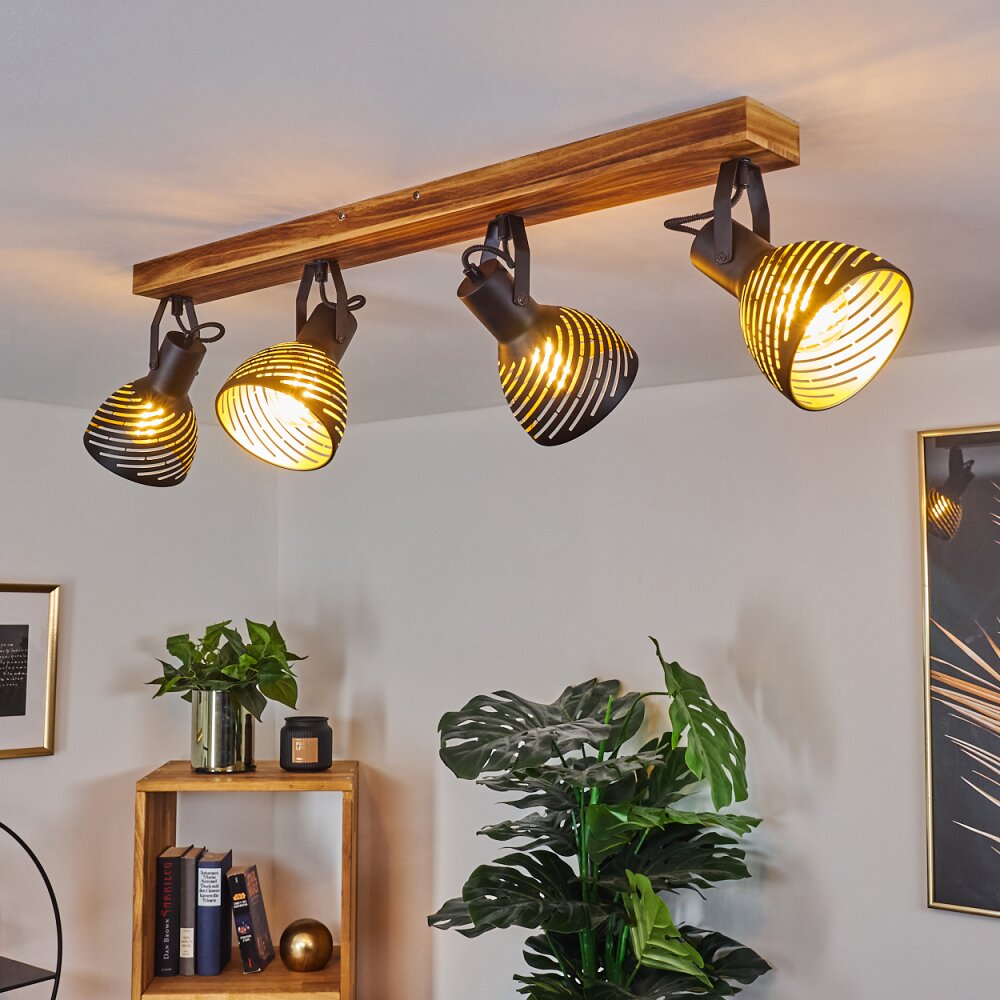 Racolo Lampa Sufitowa Ciemne drewno, 4-punktowe main product photo