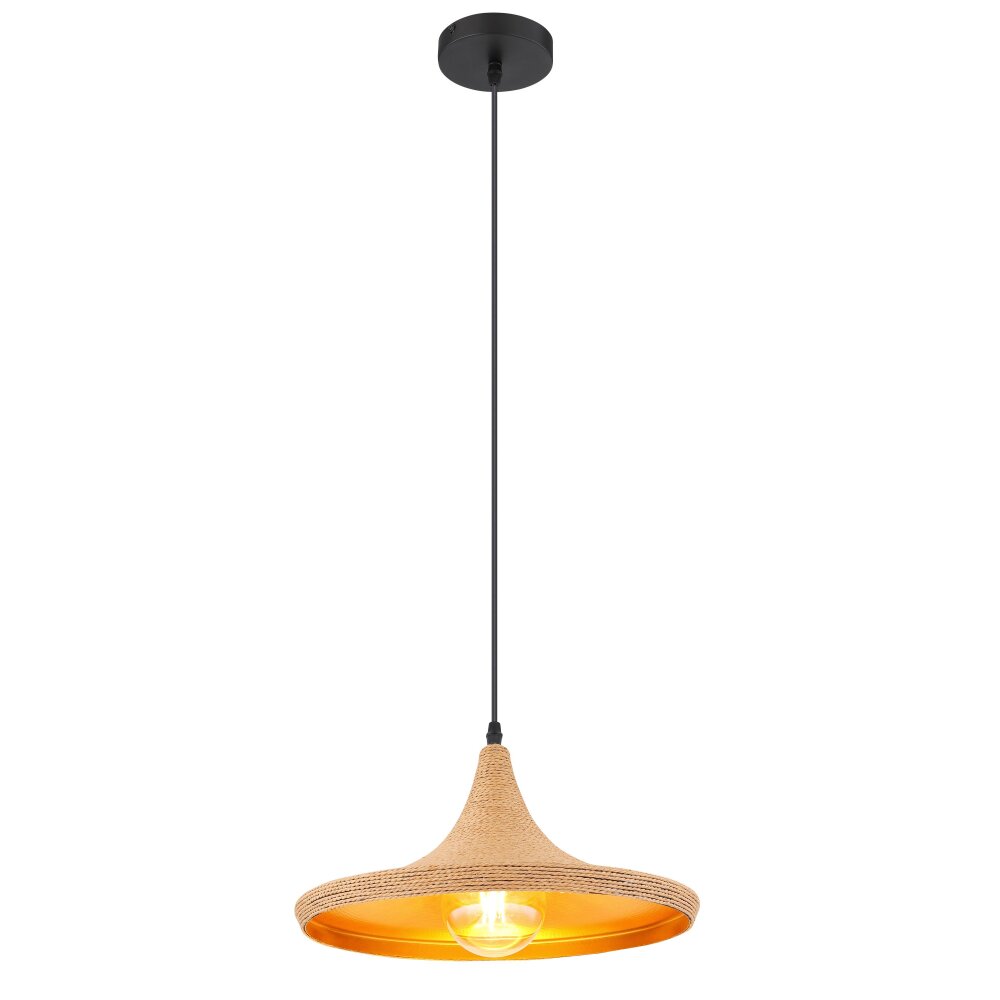 Globo LUDMILLA Lampa Wisząca Czarny, 1-punktowy main product photo