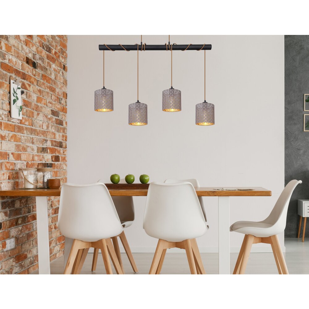 Globo CINDY Lampa Wisząca Czarny, 4-punktowe main product photo