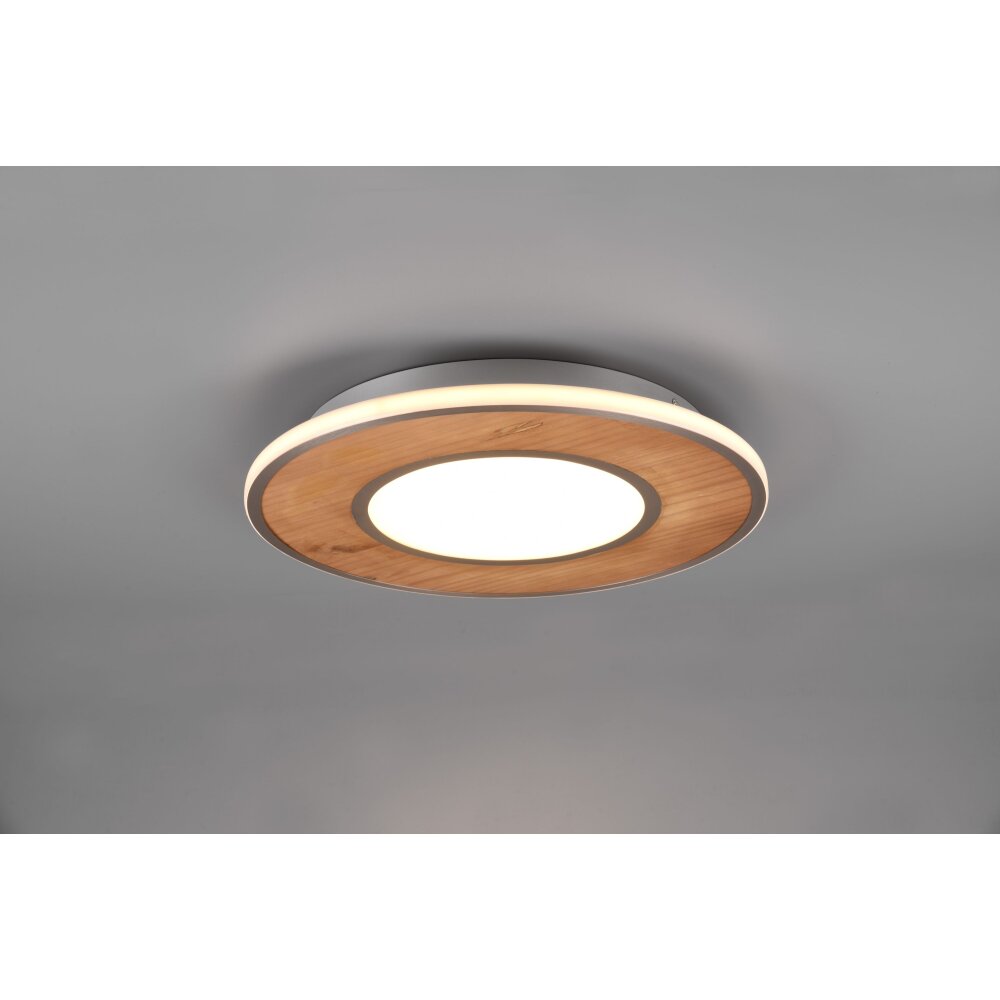 Trio-Leuchten Deacon Lampa Sufitowa LED Brązowy, 1-punktowy main product photo