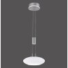 Paul-Neuhaus Q-ETIENNE Lampa Wisząca LED Stal szczotkowana, 2-punktowe, Zdalne sterowanie