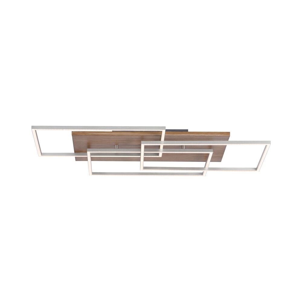 Paul-Neuhaus PALMA Lampa Sufitowa LED Ecru, Stal szczotkowana, 1-punktowy, Zdalne sterowanie main product photo