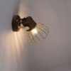 Leuchten-Direkt ALAMI Lampa ścienna Ciemne drewno, 1-punktowy
