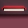 Leuchten-Direkt MARIO Lampa Sufitowa LED Czarny, 1-punktowy, Zdalne sterowanie, Zmieniacz kolorów