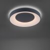 Leuchten-Direkt LOLAsmart-ANIKA Lampa Sufitowa LED Antracytowy, 1-punktowy, Zdalne sterowanie, Zmieniacz kolorów