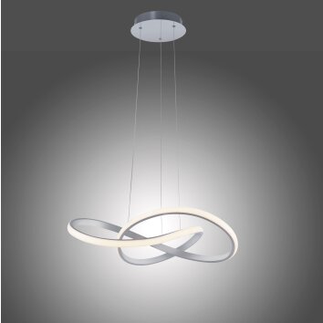 Leuchten-Direkt MARIA Lampa Wisząca LED Aluminium, 1-punktowy