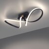 Leuchten-Direkt MARIA Lampa Sufitowa LED Czarny, 1-punktowy