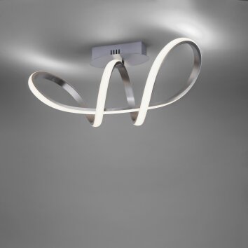 Leuchten-Direkt MARIA Lampa Sufitowa LED Aluminium, 1-punktowy