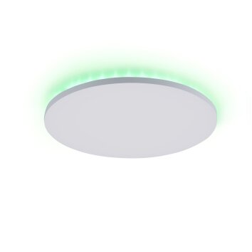 Leuchten-Direkt GUSTAV Lampa Sufitowa LED Biały, 1-punktowy, Zdalne sterowanie, Zmieniacz kolorów