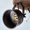 Pehefito Lampa Sufitowa Czarny, 3-punktowe