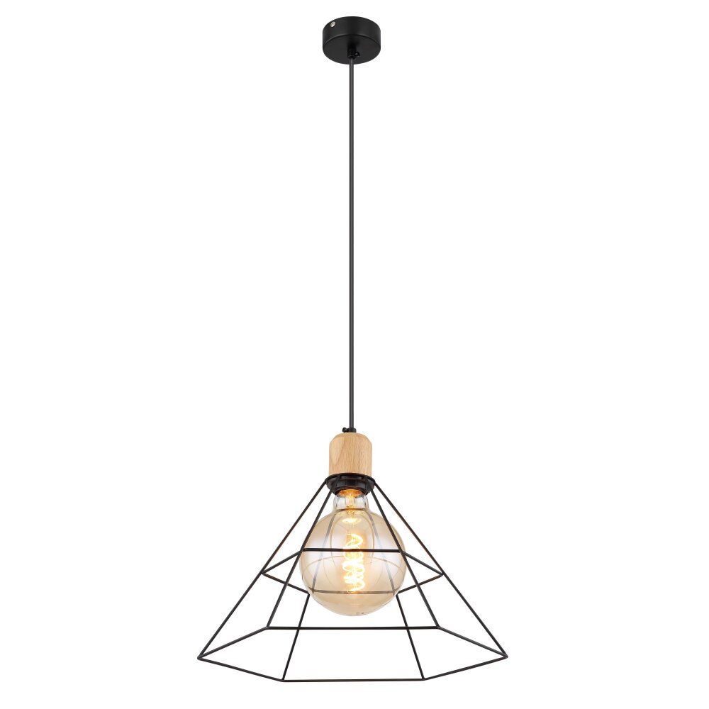 Globo HELENE Lampa Wisząca Czarny, 1-punktowy main product photo