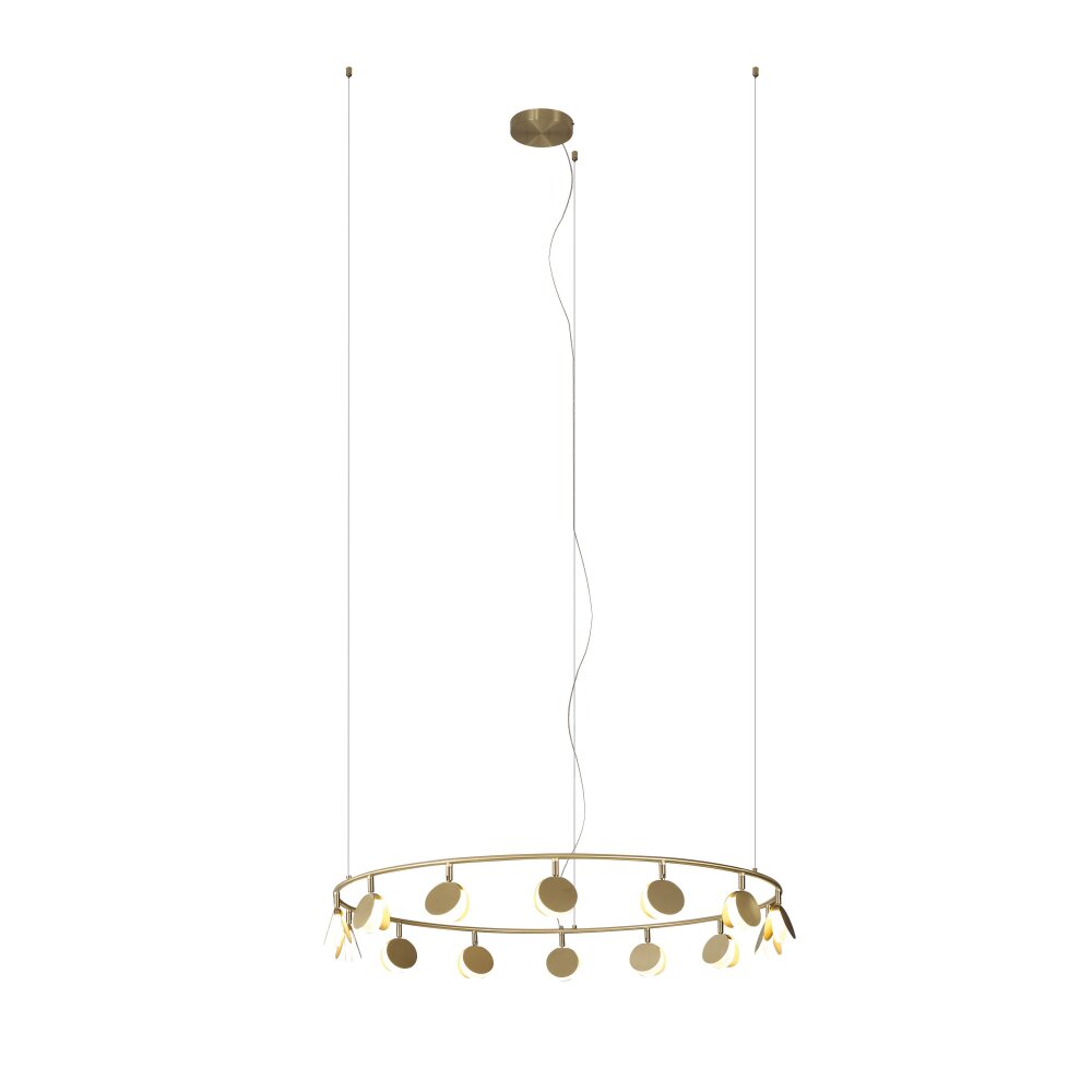 Mantra SHELL Lampa Wisząca LED Złoty, 14-punktowe main product photo