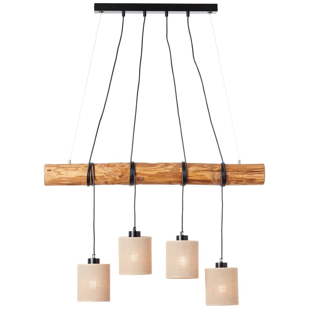Brilliant-Leuchten Vander Lampa Wisząca Ecru, Czarny, 4-punktowe main product photo