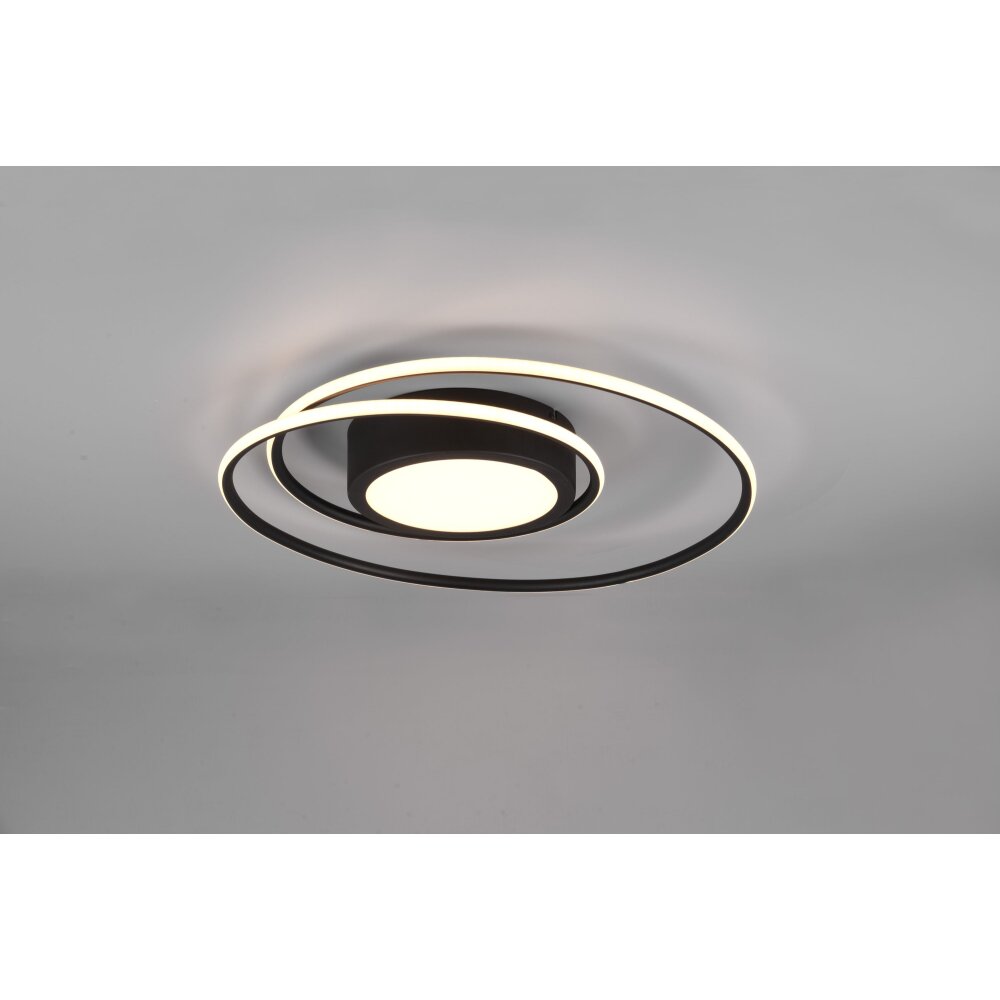 Trio-Leuchten Yava Lampa Sufitowa LED Czarny, 1-punktowy, Zdalne sterowanie main product photo