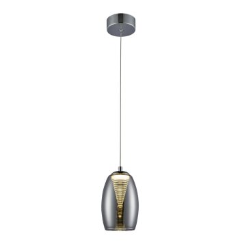 Brilliant Metropolis Lampa Wisząca LED Chrom, 1-punktowy