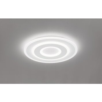 Fischer-Honsel Bolia Lampa Sufitowa LED Biały, 1-punktowy, Zdalne sterowanie