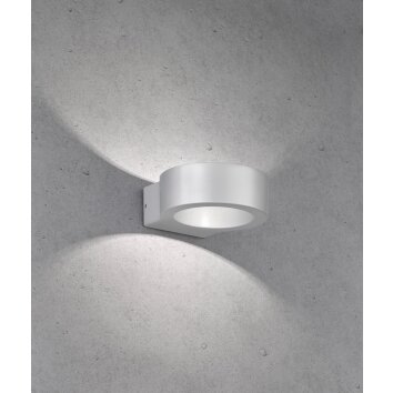 Fischer-Honsel Torres Zewnętrzny kinkiet LED Srebrny, 1-punktowy