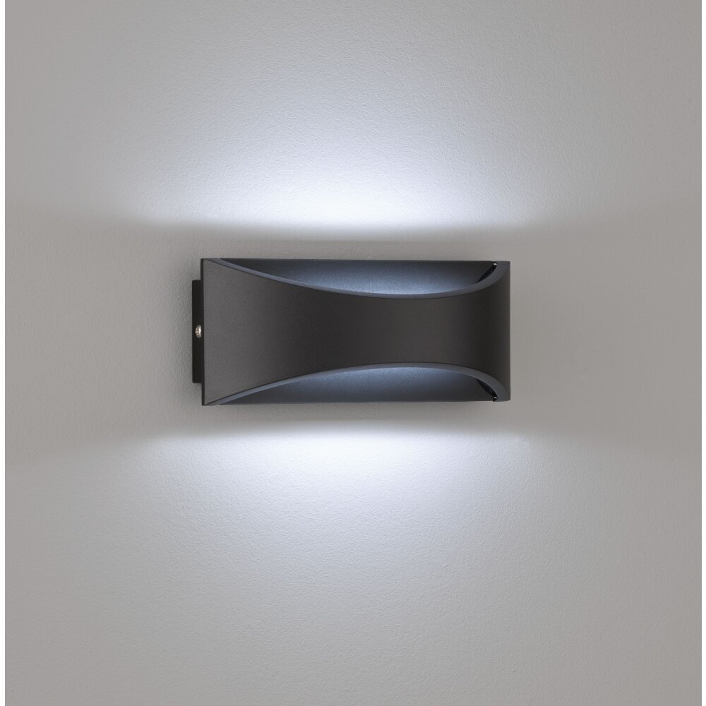 Fischer-Honsel Rio Zewnętrzny kinkiet LED Czarny, 1-punktowy main product photo