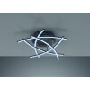 Fischer-Honsel Cross TW Lampa Sufitowa LED Czarny, 5-punktowe, Zdalne sterowanie