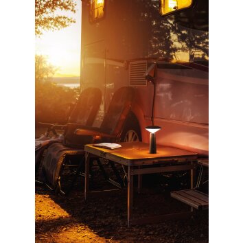 FHL-easy Pinto Lampa stołowa LED Czarny, 1-punktowy