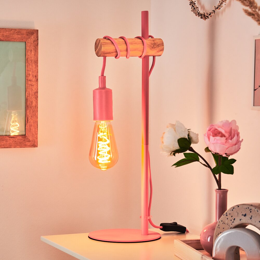 Picmy lampka nocna Ecru, Różowy, 1-punktowy main product photo
