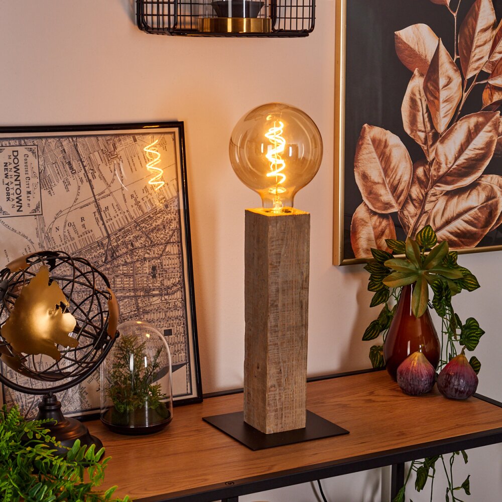 Derville lampka nocna Ecru, Czarny, 1-punktowy main product photo