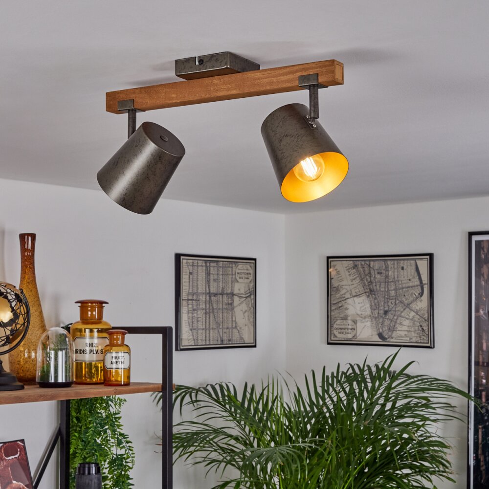 Gressot Lampa Sufitowa Ecru, Nikiel matowy, 2-punktowe main product photo