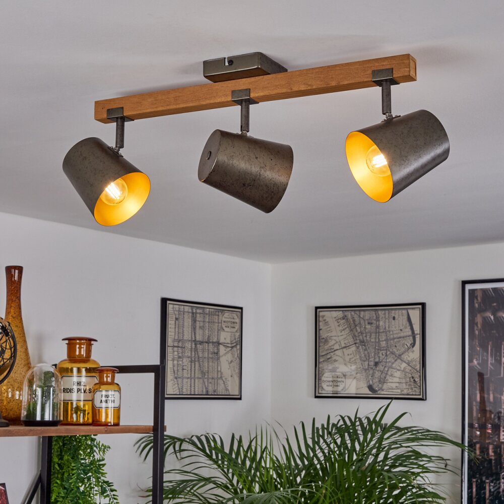 Gressot Lampa Sufitowa Ecru, Nikiel matowy, 3-punktowe main product photo