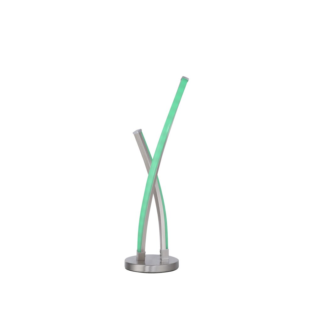 Leuchten-Direkt LOLAsmart-SWING lampka nocna LED Stal szczotkowana, 1-punktowy, Zdalne sterowanie, Zmieniacz kolorów main product photo