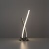 Leuchten-Direkt LOLAsmart-SWING lampka nocna LED Stal szczotkowana, 1-punktowy, Zdalne sterowanie, Zmieniacz kolorów