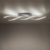Leuchten-Direkt LOLAsmart-SWING Lampa Sufitowa LED Stal szczotkowana, 2-punktowe, Zdalne sterowanie, Zmieniacz kolorów