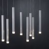 Leuchten-Direkt BRUNO Lampa Wisząca LED Aluminium, 10-punktowe