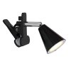 FHL-easy Zirbel lampa z klipsem LED Czarny, 1-punktowy FHL-easy Zirbel lampa z klipsem LED Czarny, 1-punktowy