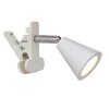 FHL-easy Zirbel lampa z klipsem LED Biały, 1-punktowy