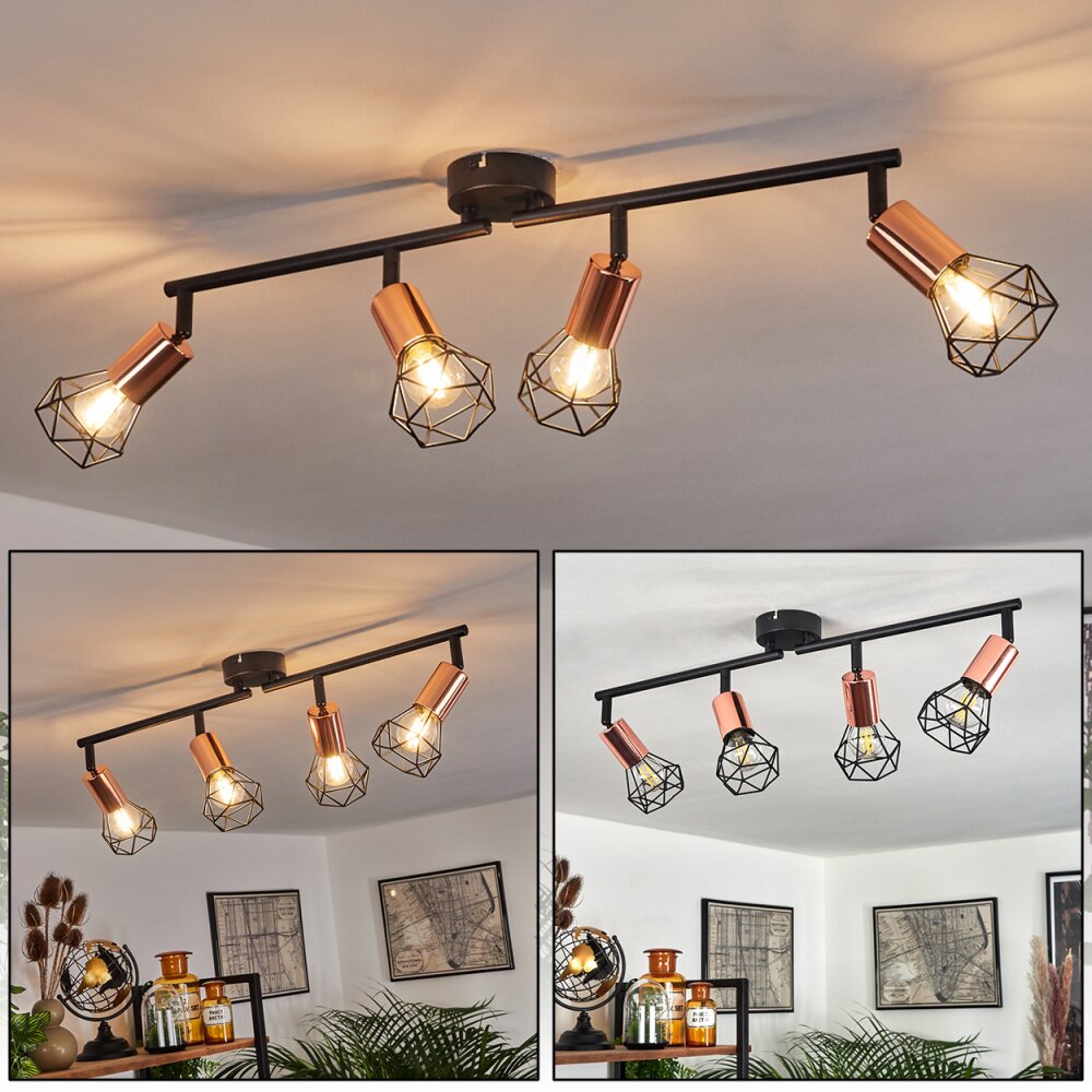 Baripada Lampa Sufitowa Czarny, 4-punktowe main product photo