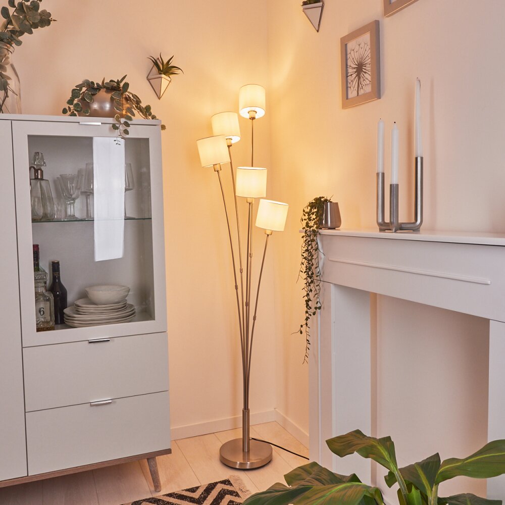Alsen Lampa Stojąca Nikiel matowy, 5-punktowe main product photo