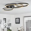 Sorte Lampa Sufitowa LED Chrom, Czarny, 1-punktowy