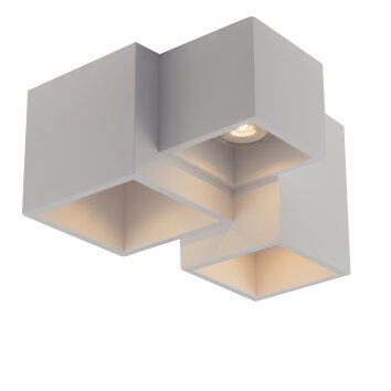 Luce-Design Foster Lampa Sufitowa może być pomalowany na kolory komercyjne, Biały, 3-punktowe