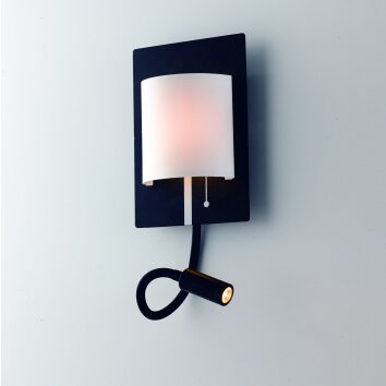 Luce-Design Pop Lampa ścienna LED Czarny, 2-punktowe