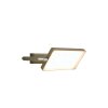 Luce-Design Book Lampa ścienna LED Złoty, 1-punktowy