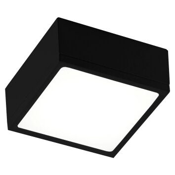 Luce-Design Klio Lampa Sufitowa LED Czarny, 1-punktowy